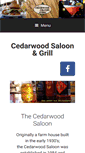 Mobile Screenshot of cedarwoodsaloon.com